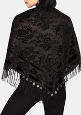Opulent Coin Devore Scarf