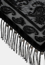 Opulent Coin Devore Scarf