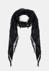 Opulent Coin Devore Scarf