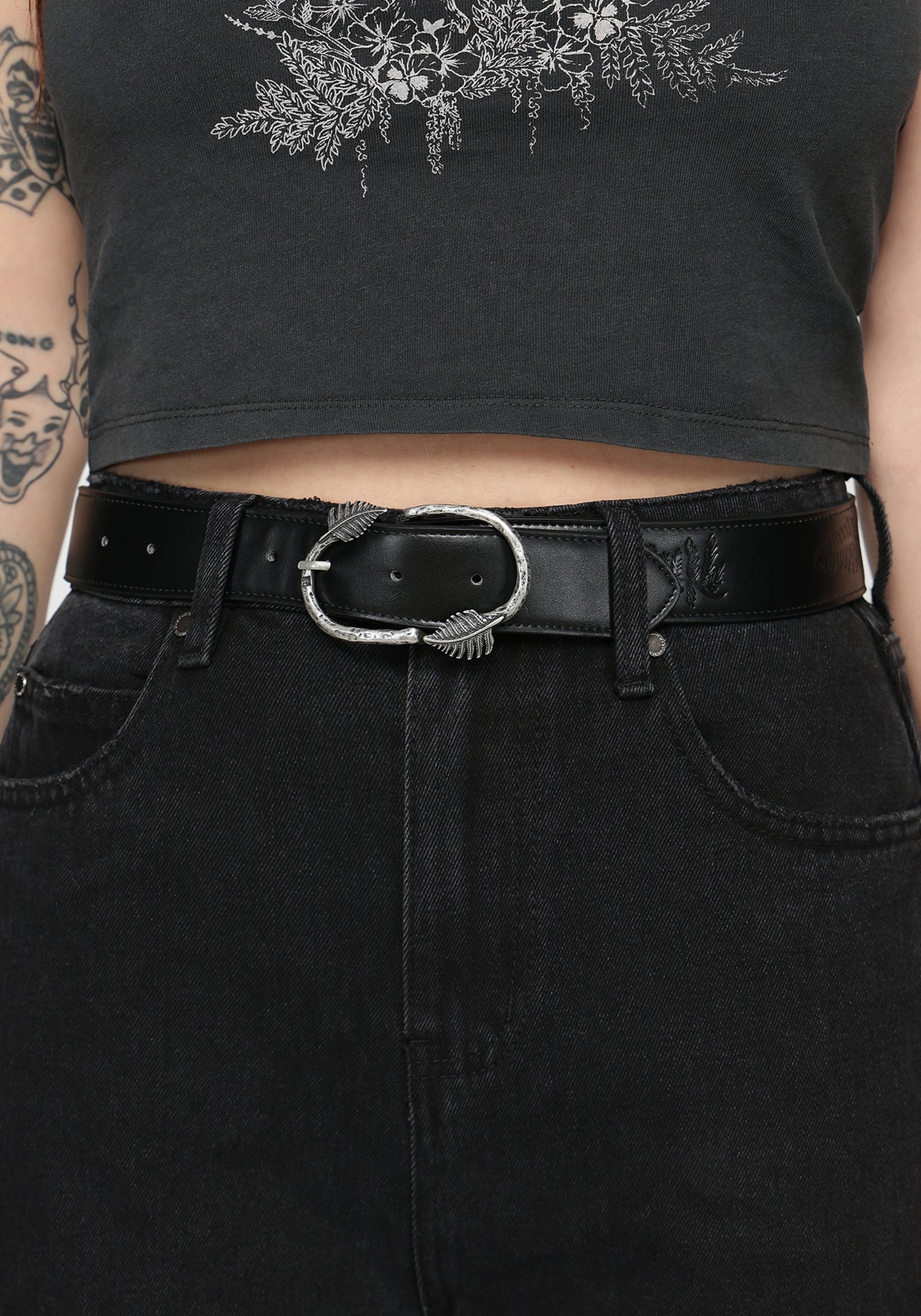 Ruin Fern Buckle Belt – Disturbia