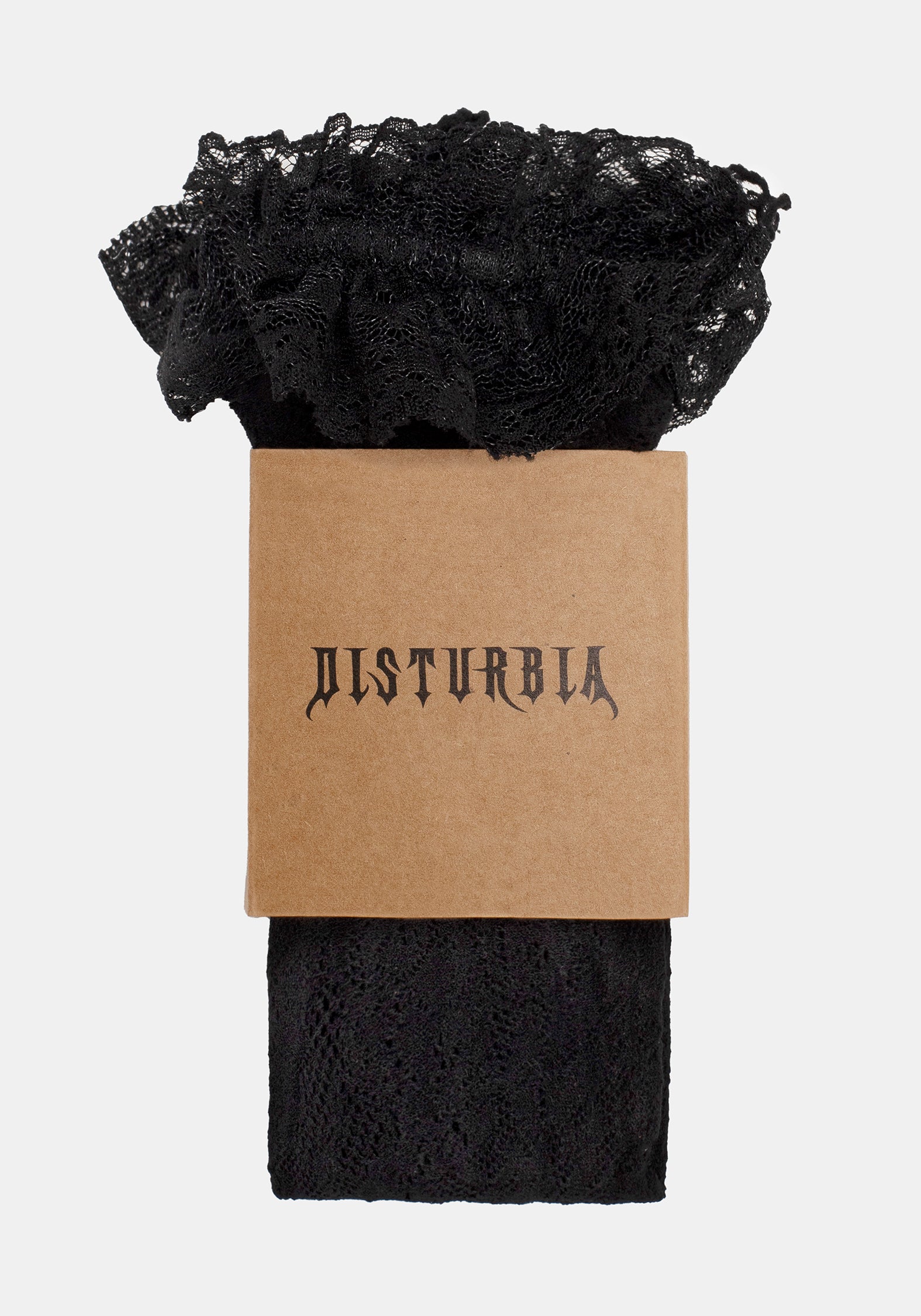 Wispin Lace Frill Socks - Black