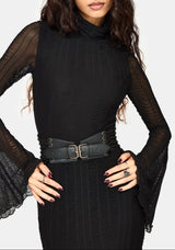 Mortika Front Stitched Waist Belt