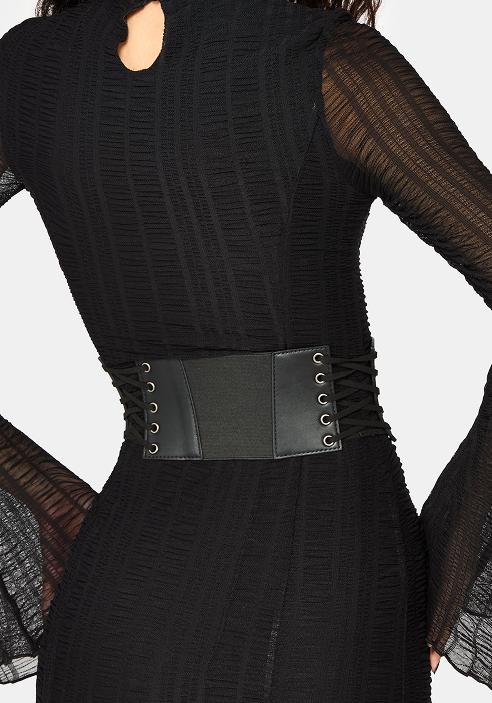 Mortika Front Stitched Waist Belt