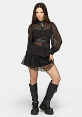 Lilane Cross Over Bow Back Waist Belt