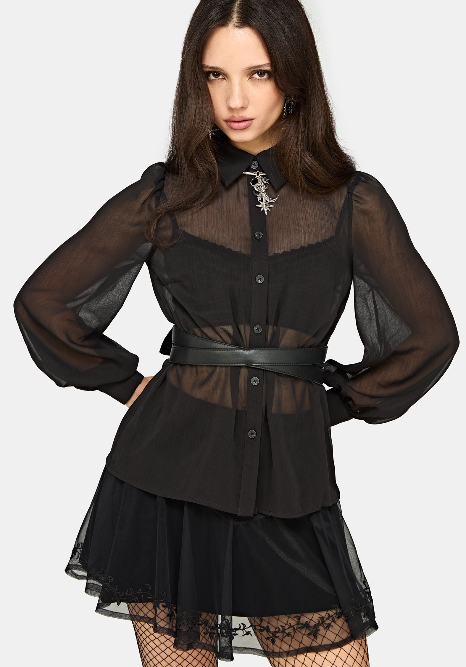 Lilane Cross Over Bow Back Waist Belt