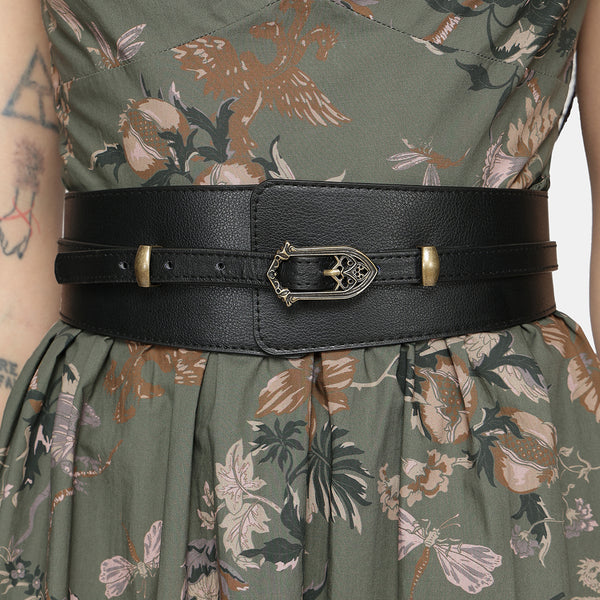 Cathedral Buckle Waist Belt