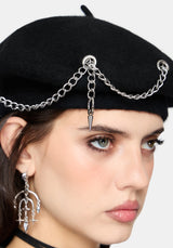Corvus Charm Chain Beret
