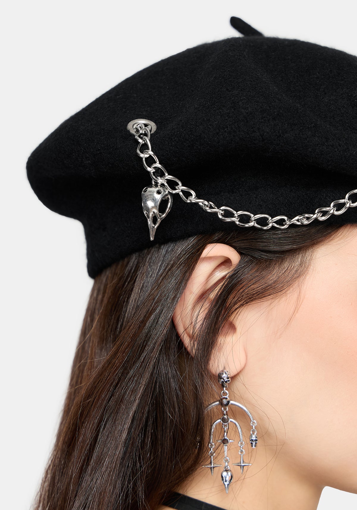 Corvus Charm Chain Beret