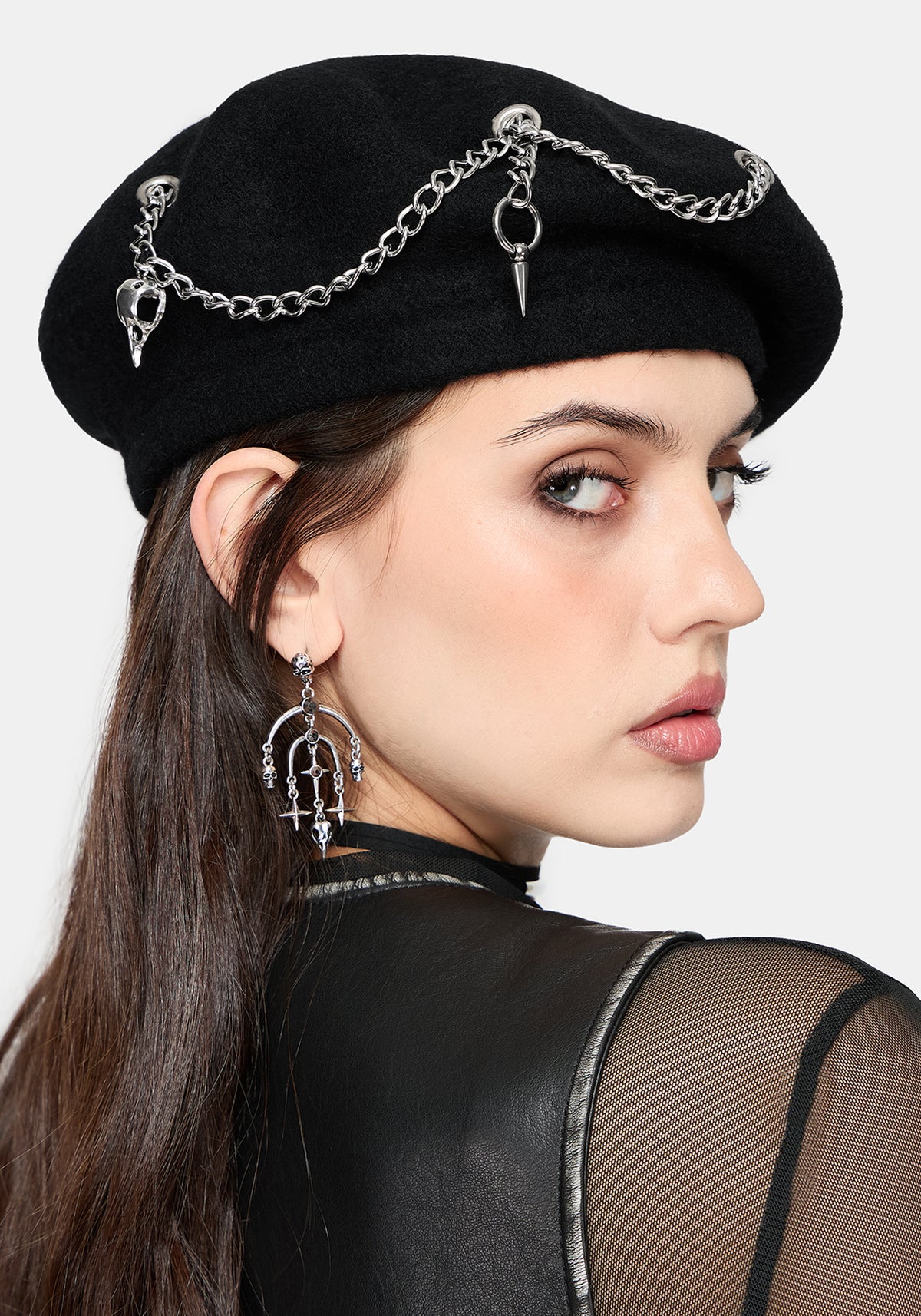 Corvus Charm Chain Beret