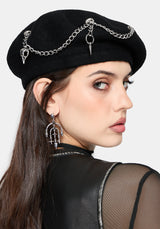 Corvus Charm Chain Beret