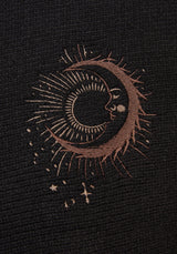Reina Celestial Embroidered Triangle Scarf