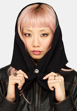 Reina Celestial Embroidered Triangle Scarf