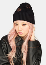 Reina Celestial Embroidered Beanie