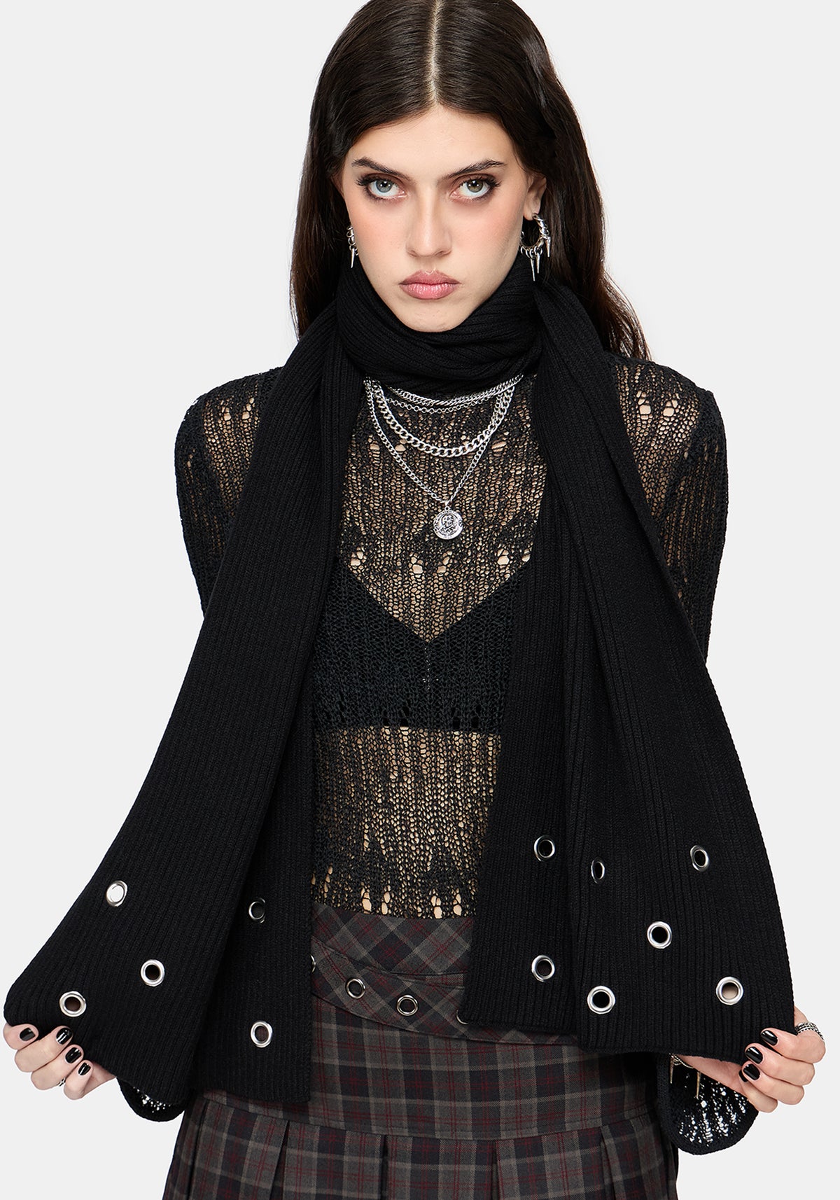 Hellona Eyelet Scarf