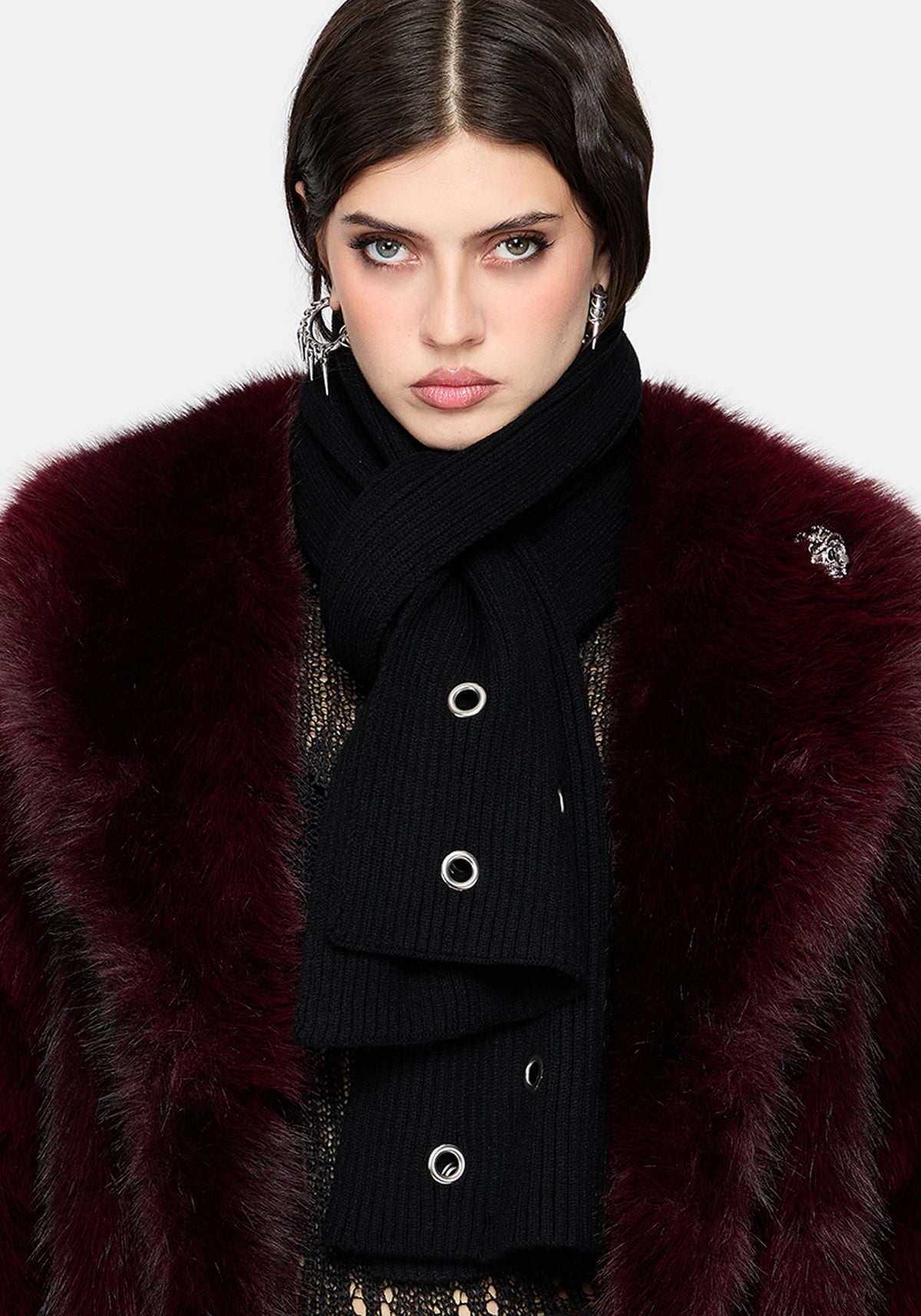 Hellona Eyelet Scarf