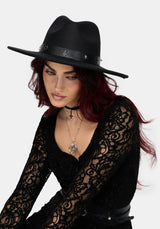 Prudy Charm Ribbon Fedora Hat
