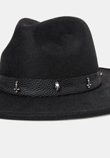 Prudy Charm Ribbon Fedora Hat