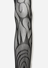 Cosima Swirl Fishnet Tights