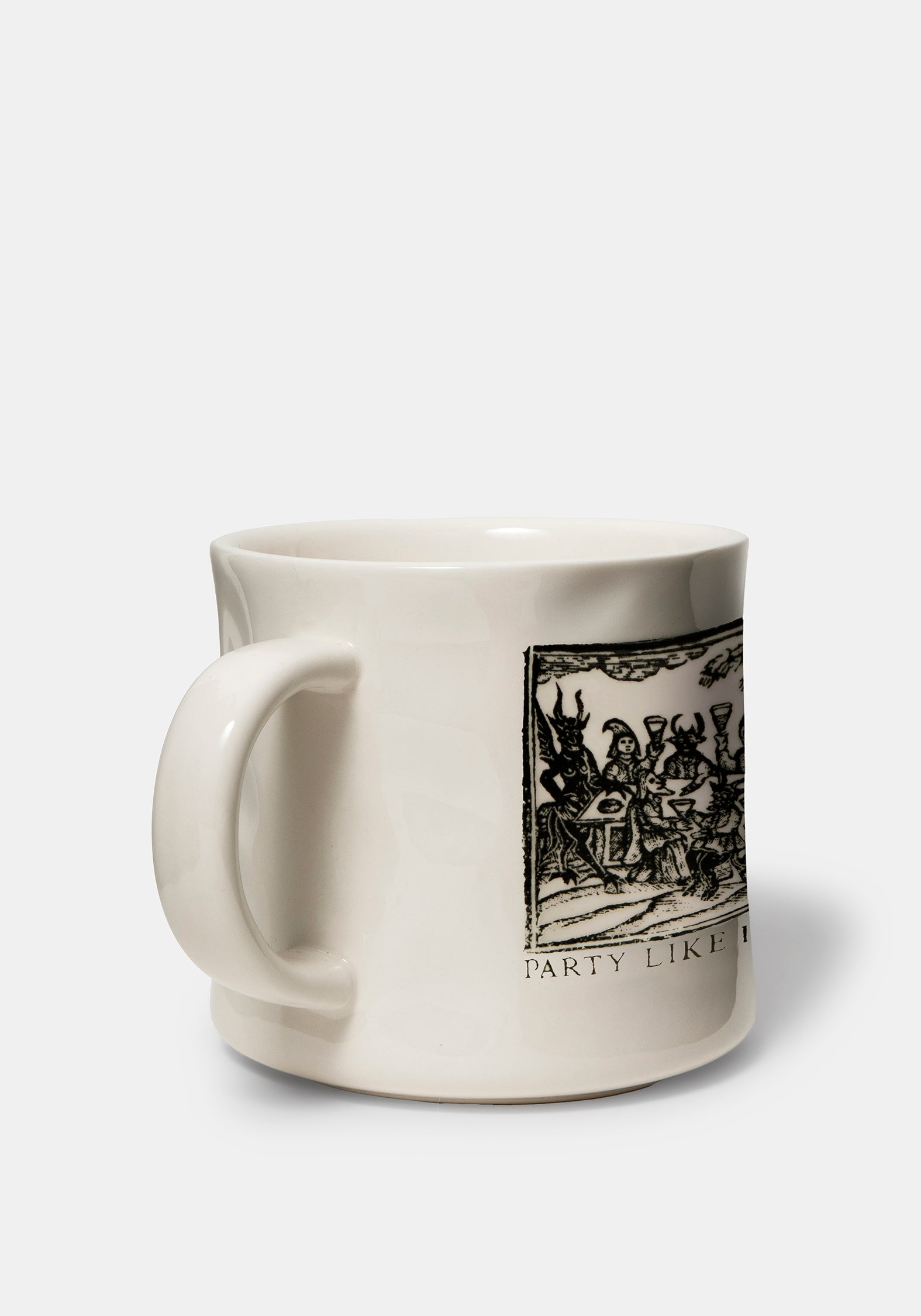 Party Woodcut Mug