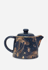 Faefire Foiled Mushroom Print Teapot