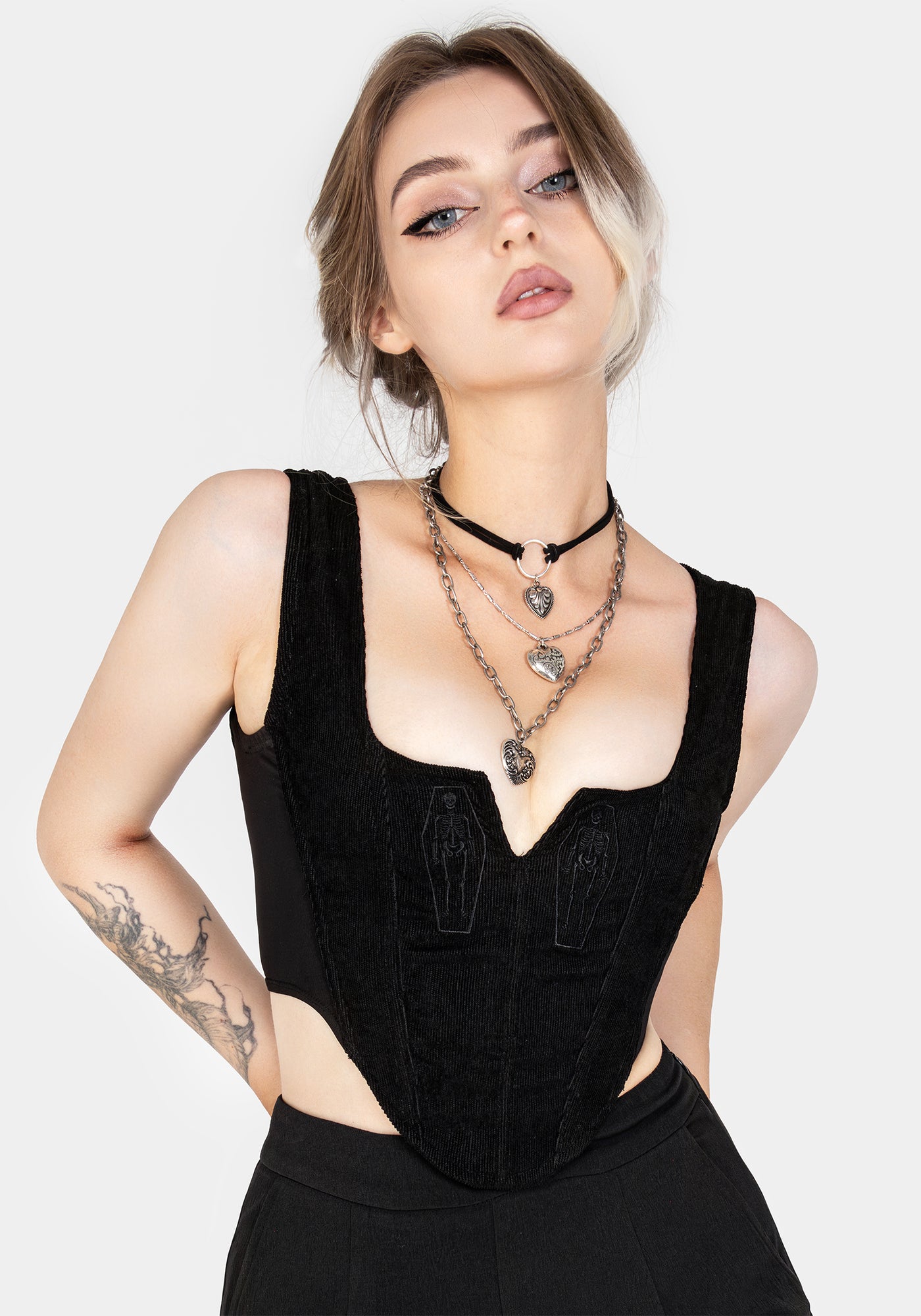 Immortal Split Front Corset | Disturbia - Shop Women's Gothic