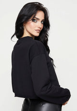 Demons Crop Sweat Top