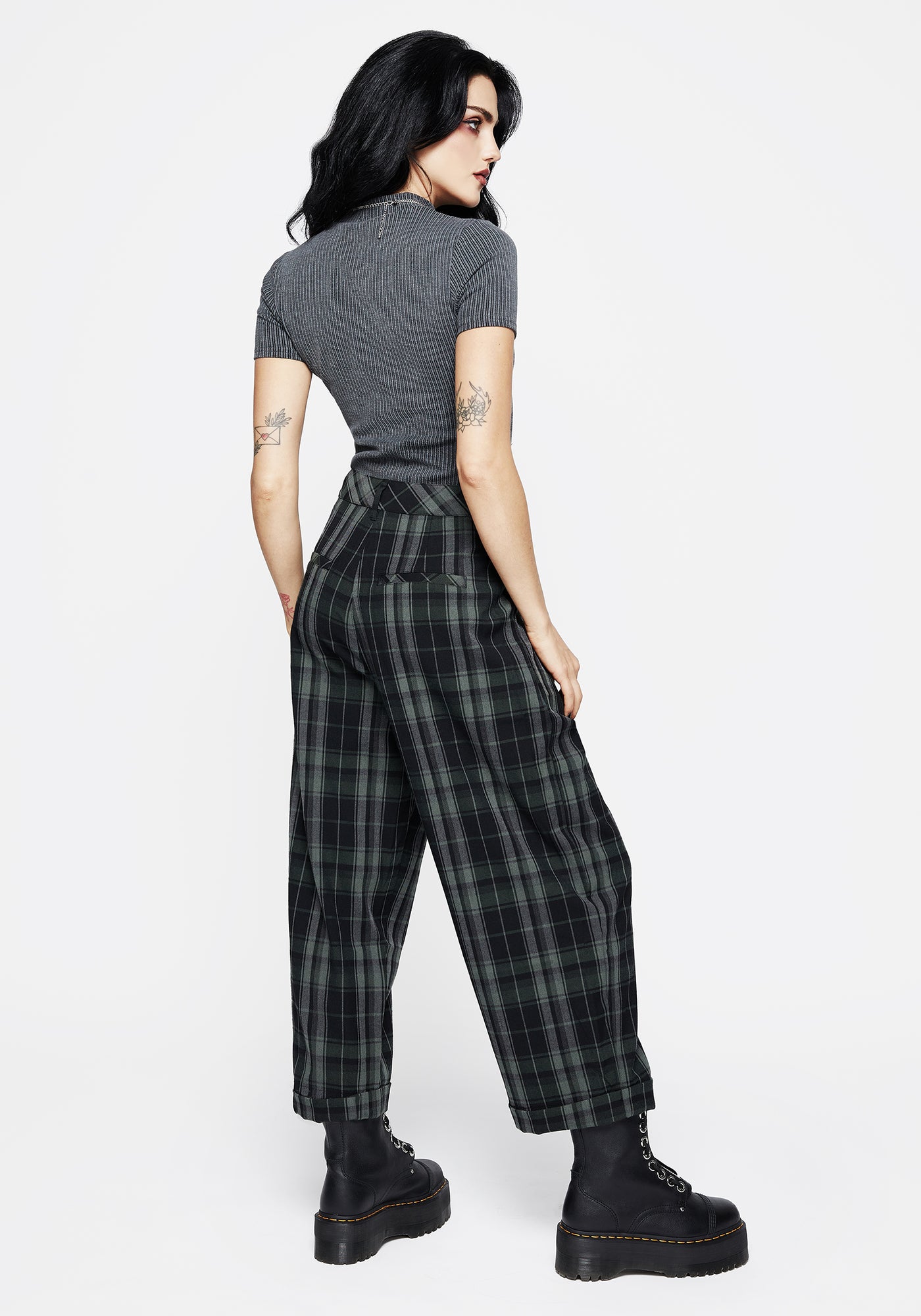 AW21M307BITTERSWEETCHECKPANTS_