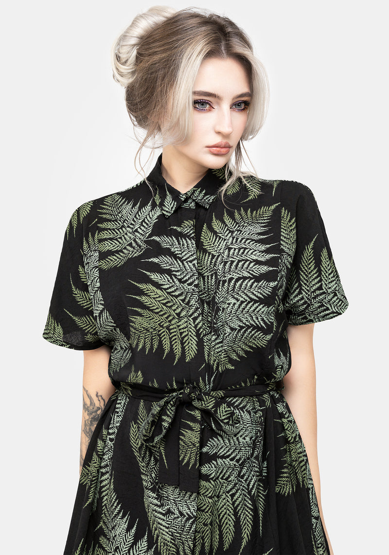 Fern Midi Shirt Dress Fern Midi Shirt Dress