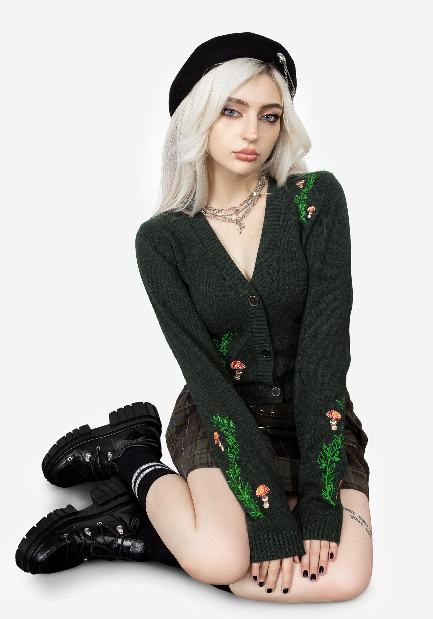 Fable Embroidered Cardigan | Disturbia - Shop Women's Gothic