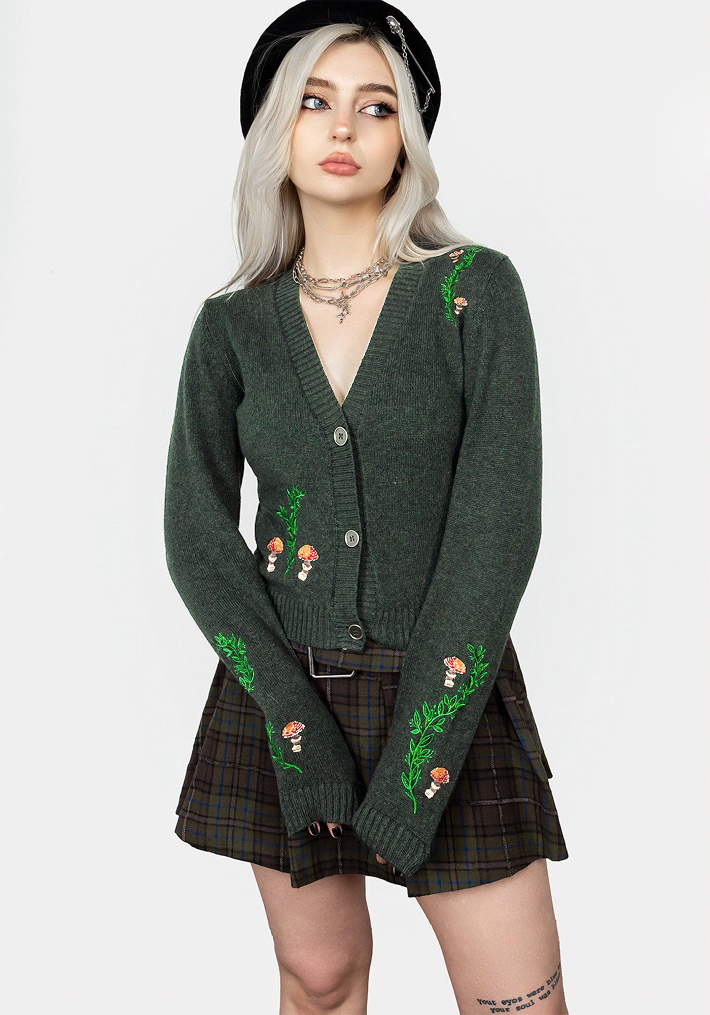 Fable Embroidered Cardigan | Disturbia - Shop Women's Gothic