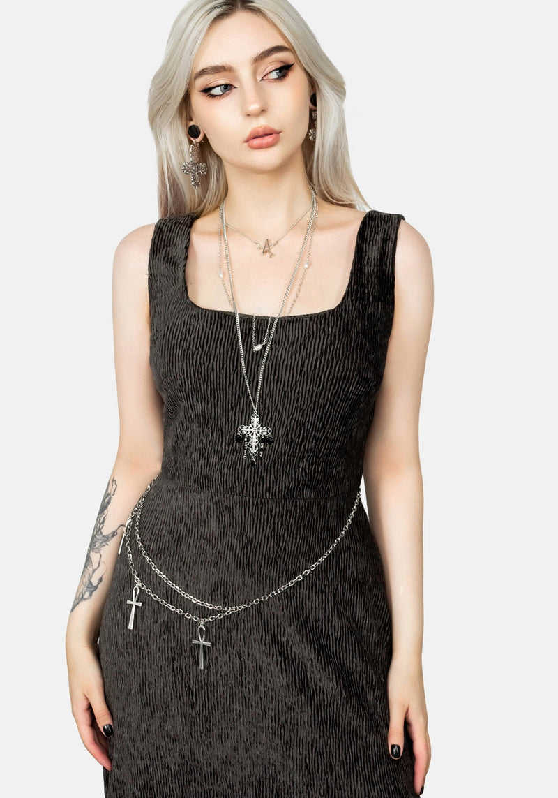 Thekla Dress with Charm Belt | Disturbia