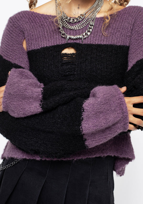 Fuzz Relaxed Knit Jumper
