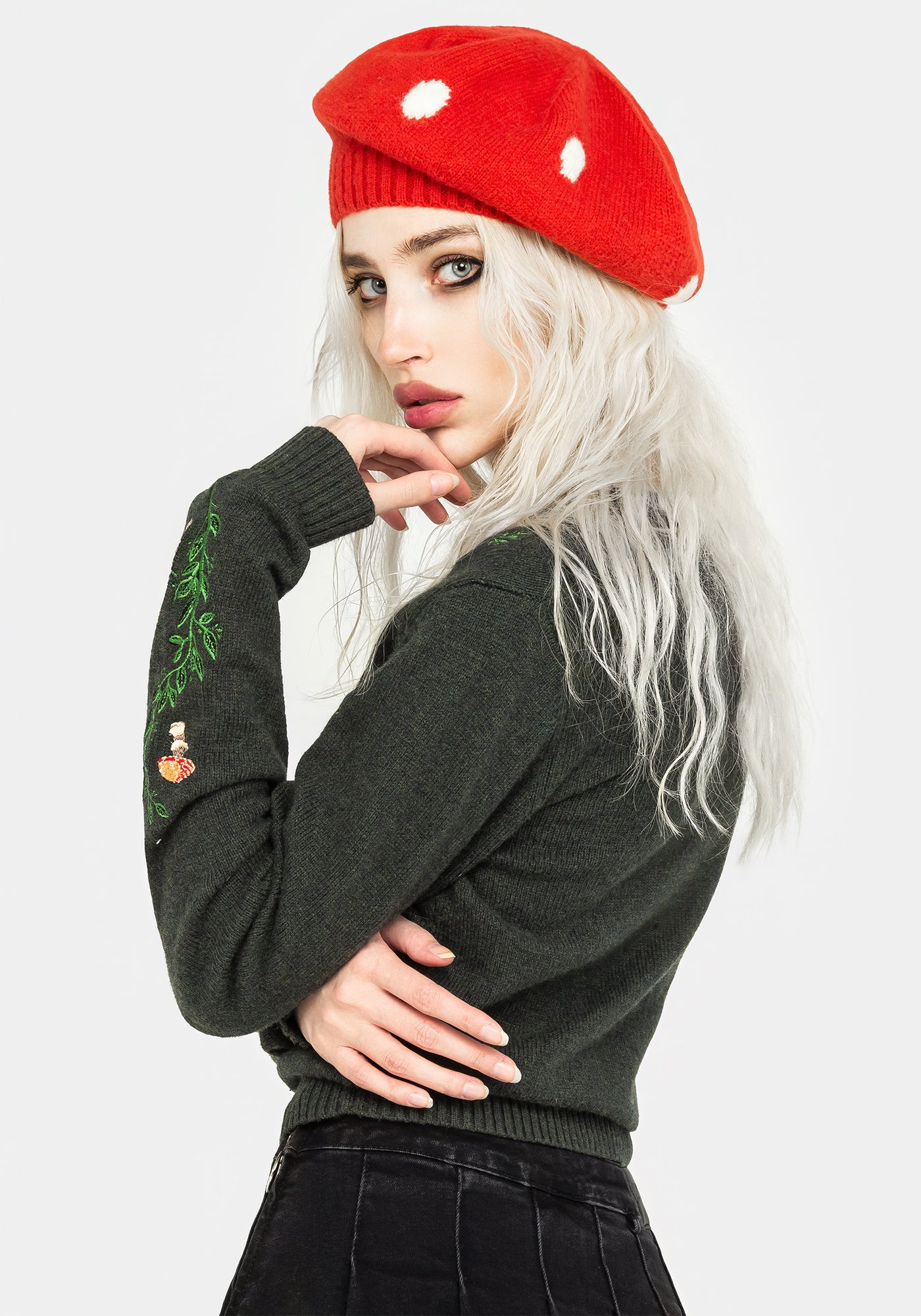 Fly Agaric Mushroom Beret | Disturbia - Shop Women