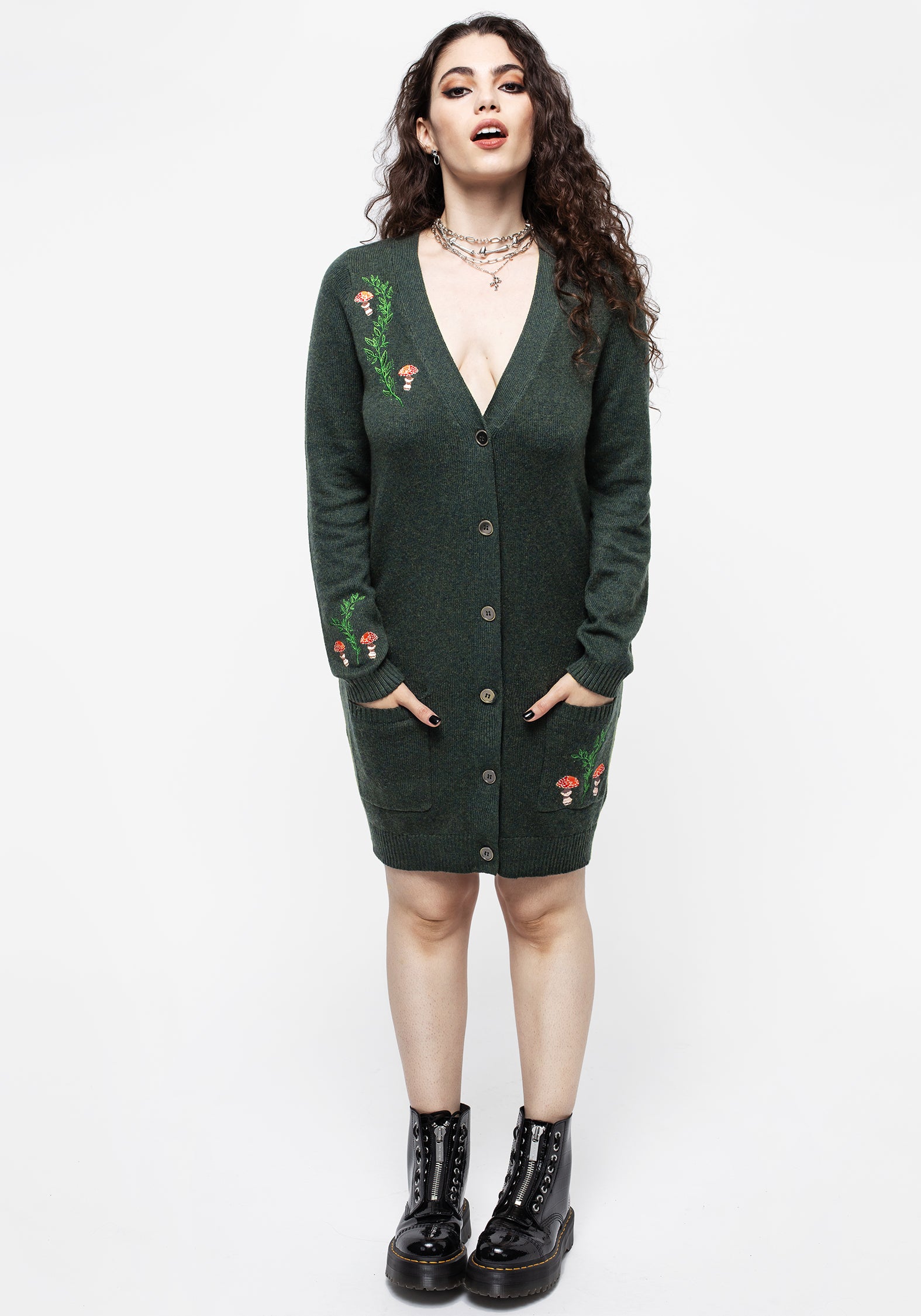 Fable Longline Cardigan | Disturbia - Shop Women's Gothic