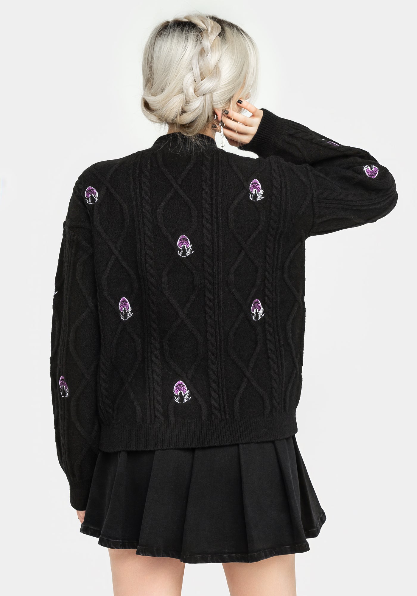 Revelation Mushroom Knit Cardigan | Disturbia - Shop Women's
