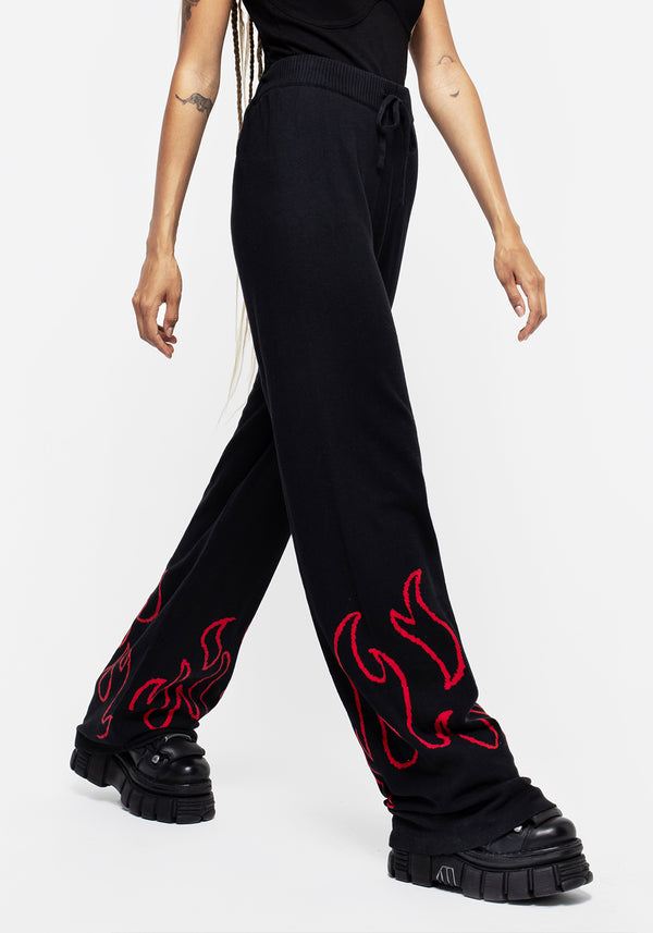 Blaze Wide Leg Knit Sweatpants