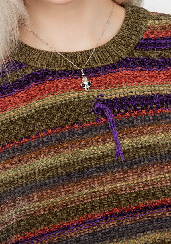 Sundew Striped Chenille Sweater