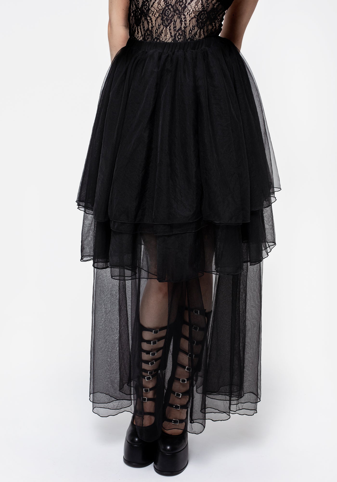 Headhunter Layered Tulle Maxi Skirt | Disturbia Headhunter Layered Tulle Maxi Skirt | Disturbia