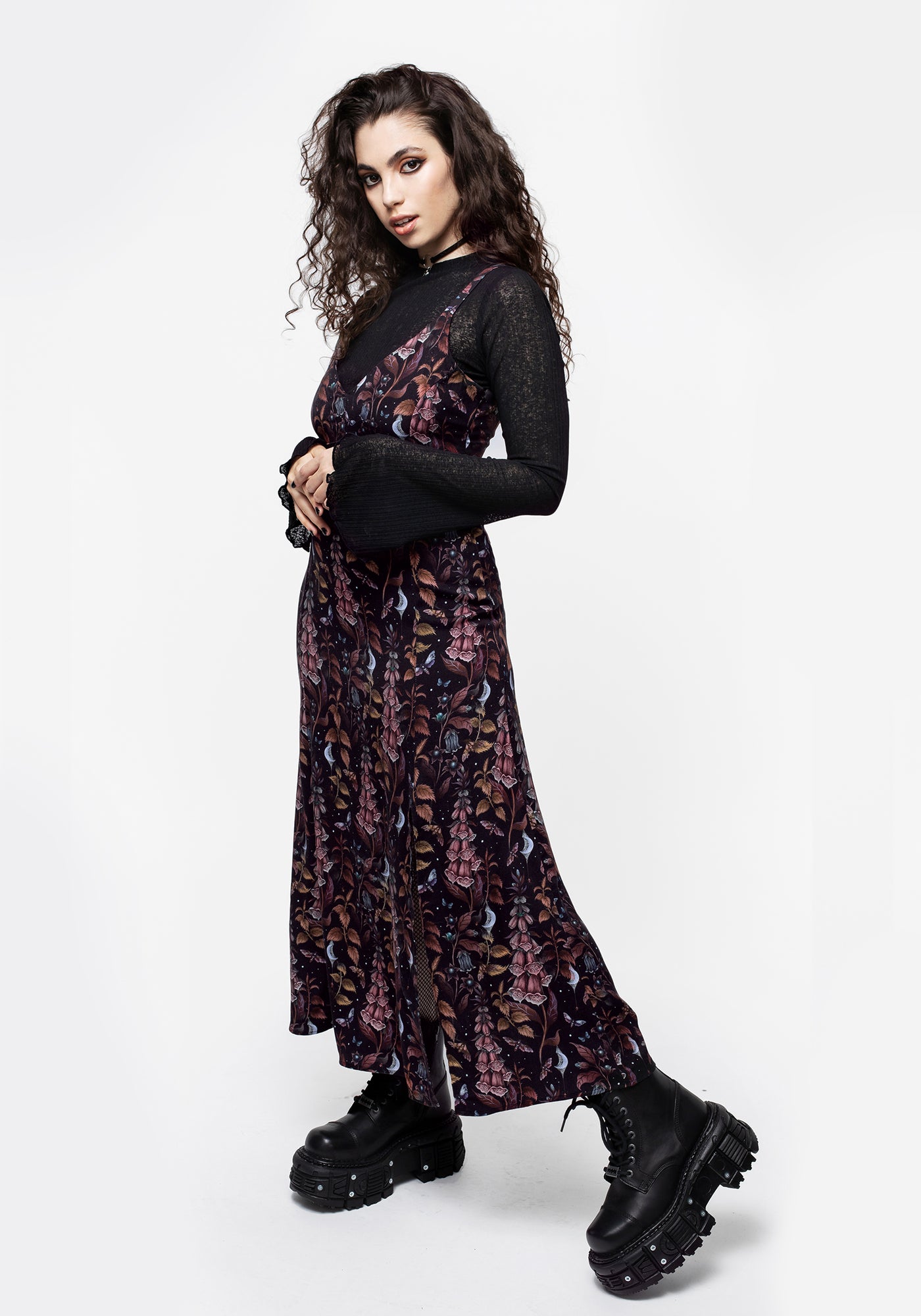 Foxglove Midaxi Cami Dress | Disturbia - Shop Women's Gothic