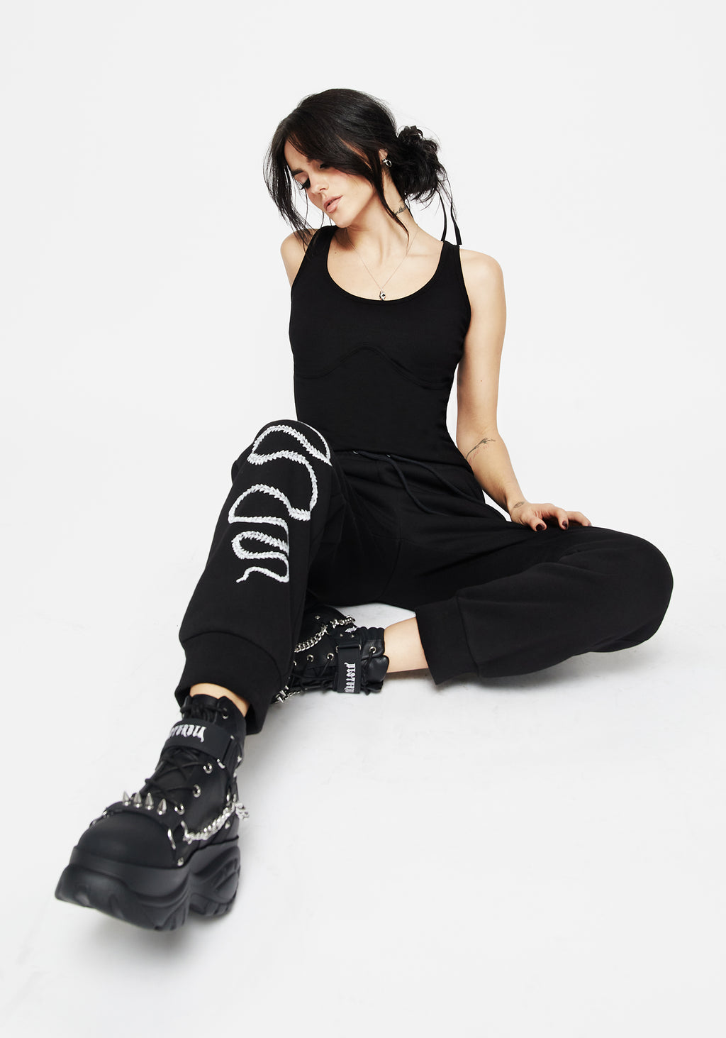 Ophis Snake Skeleton Print Joggers – Disturbia Ophis Snake Skeleton Print Joggers – Disturbia