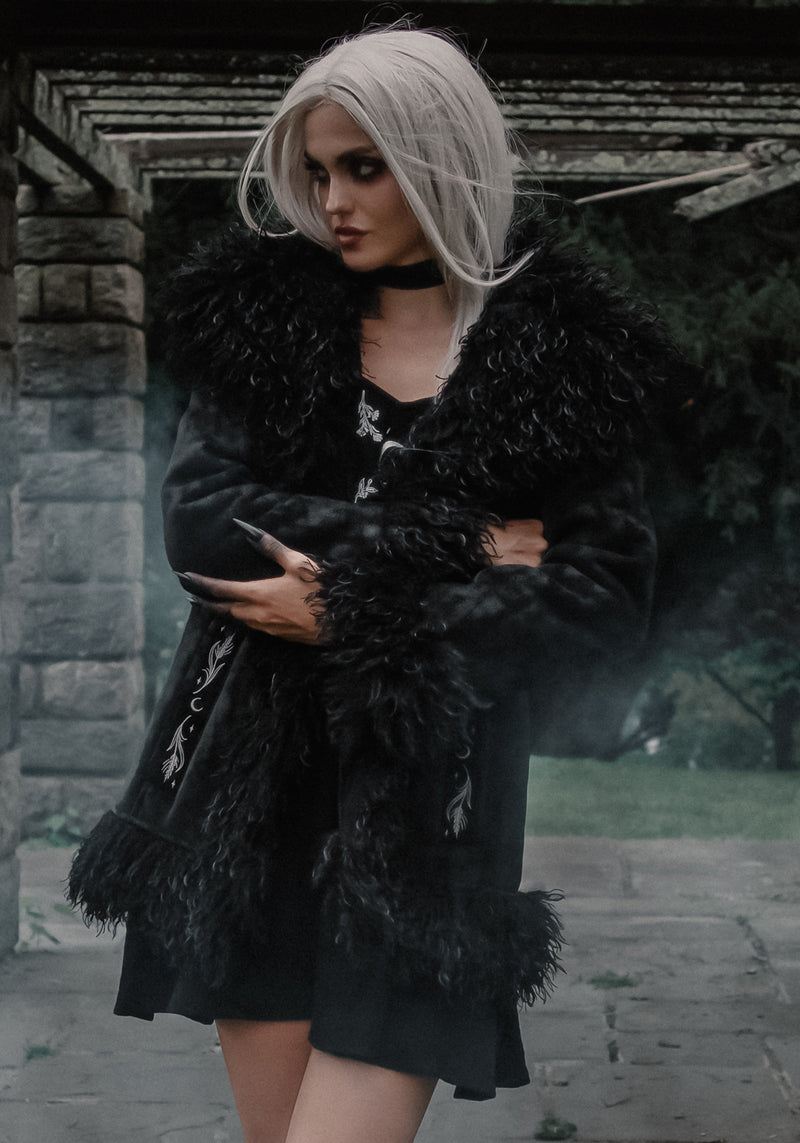 Ygritte Faux Fur Coat | Disturbia - Shop Women's Gothic, Alternative & Dark Romantic Fashion, Accessories & Homeware Ygritte Faux Fur Coat | Disturbia - Shop Women's Gothic, Alternative & Dark Romantic Fashion, Accessories & Homeware