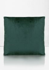 Faefire Celestial Mushrooms Velvet Cushion - Evergreen