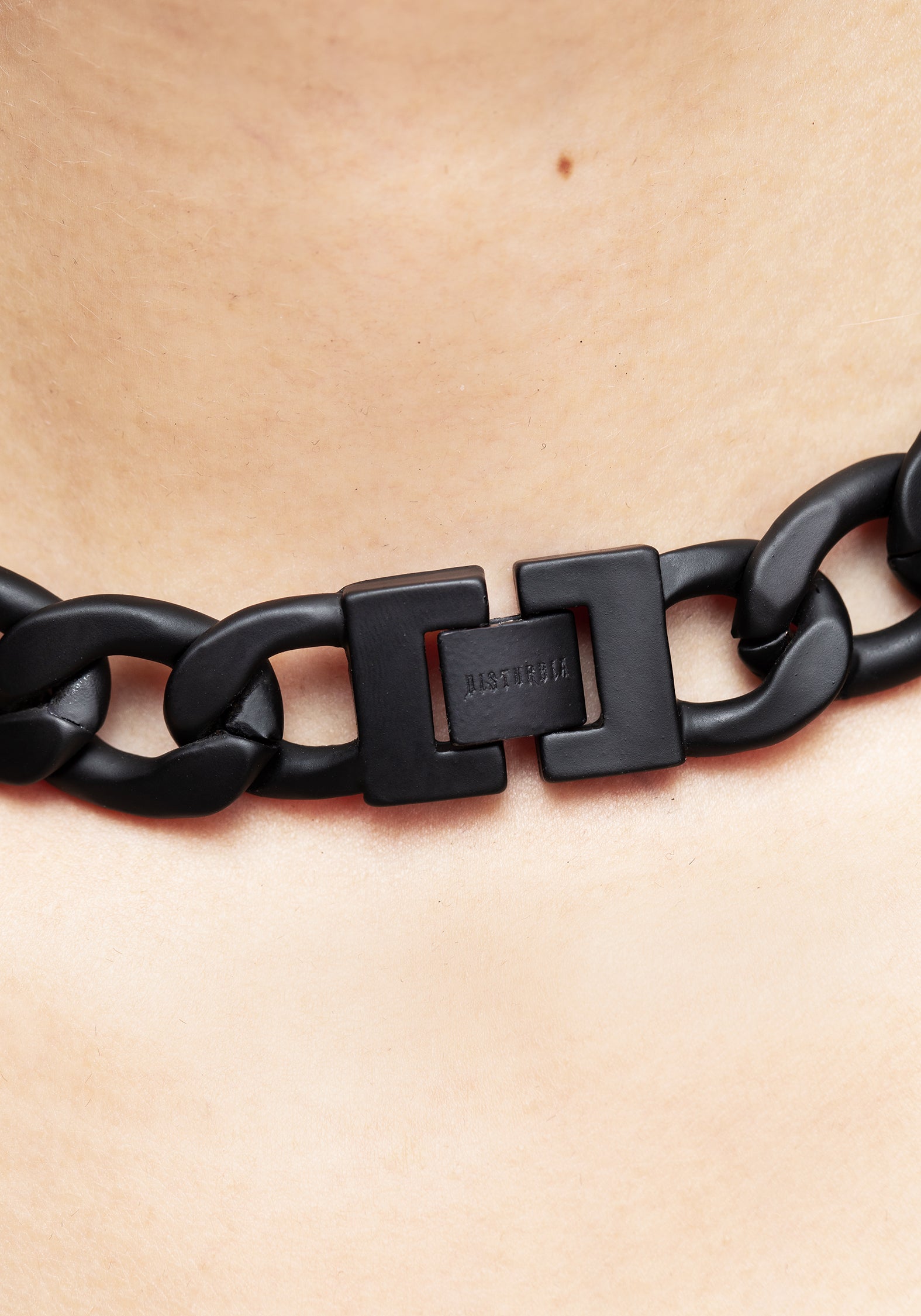 Jet Chain Famous Jet Chunky Rope Chain Choker Necklace | Disturbia - Shop Women's Gothic ...