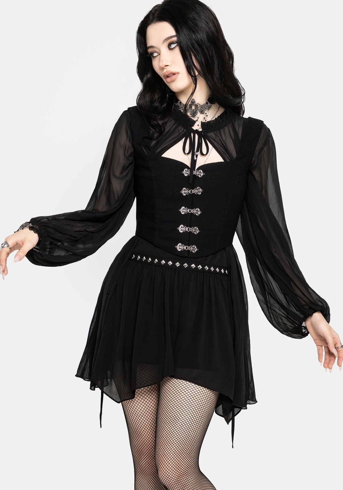 Villain Textured Blouse US 2