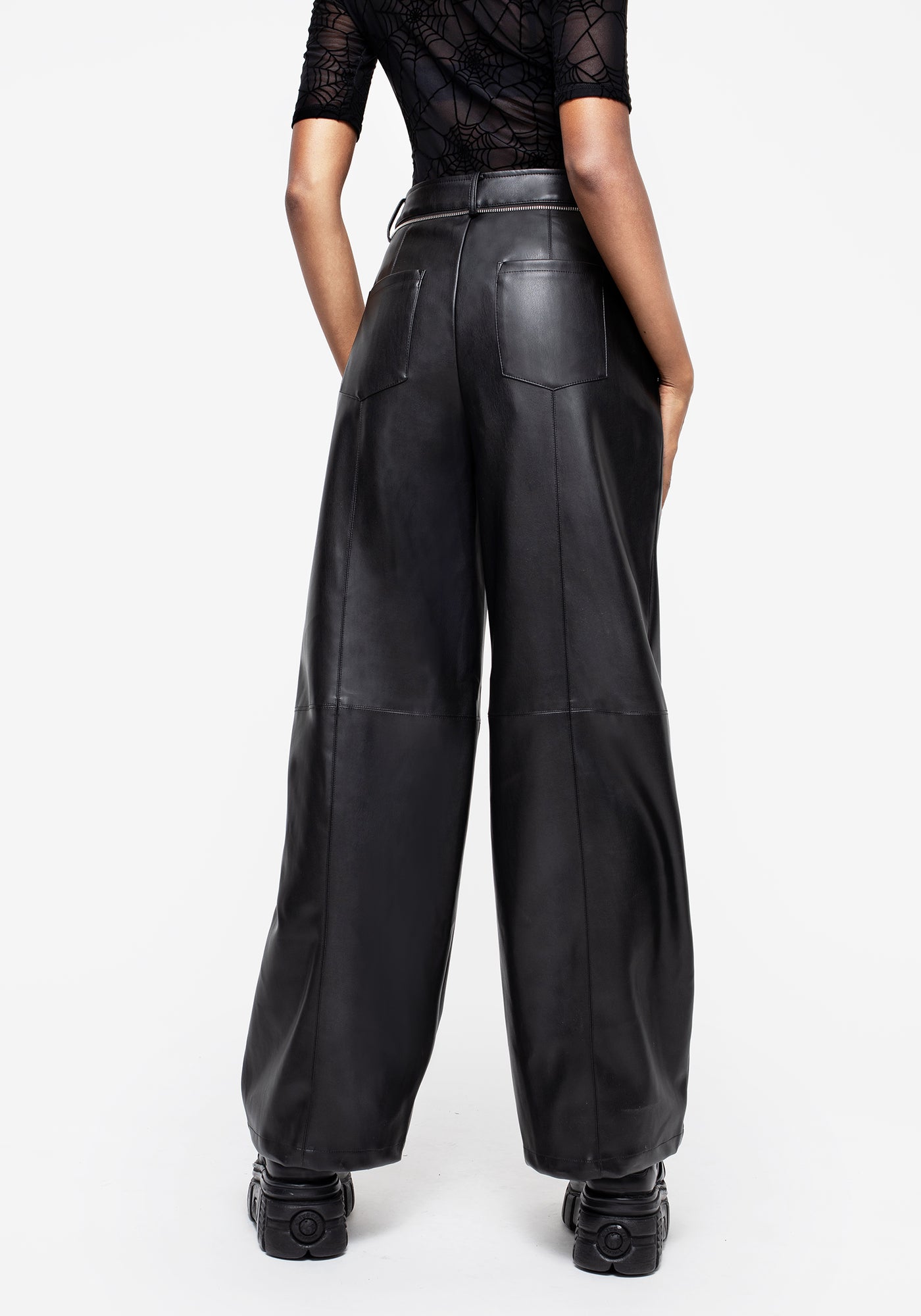 パンツ NUTEMPEROR WIDE PU LEATHER PANTS Amazon.com: JOAU Women's Faux Leather Wide Leg Pants Fashion