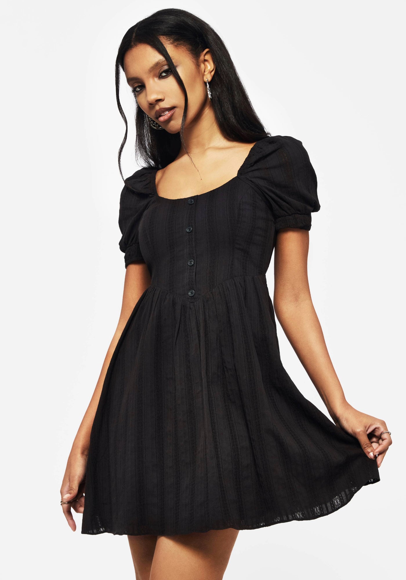 Marcia Broderie Mini Dress | Disturbia - Shop Women's Gothic