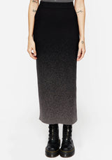 Nightjar Ombre Knit Mermaid Maxi Skirt