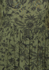 Meadowflowers Floral Print Tiered Midaxi Cami Dress