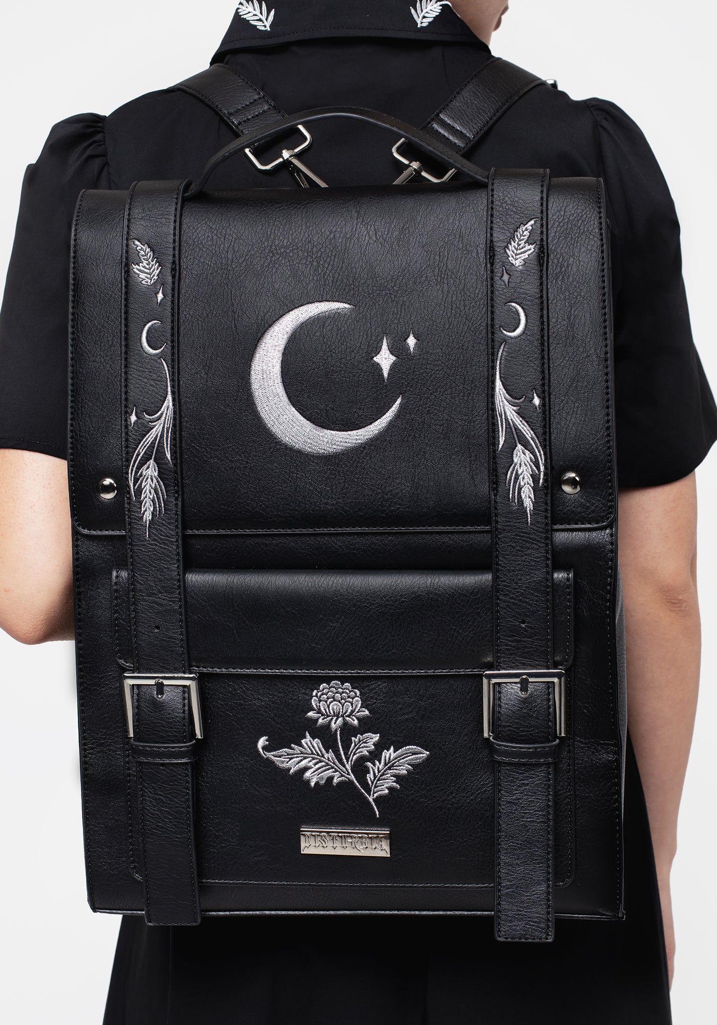 Aradia Embroidered Satchel Bag | Disturbia - Shop Women's Gothic