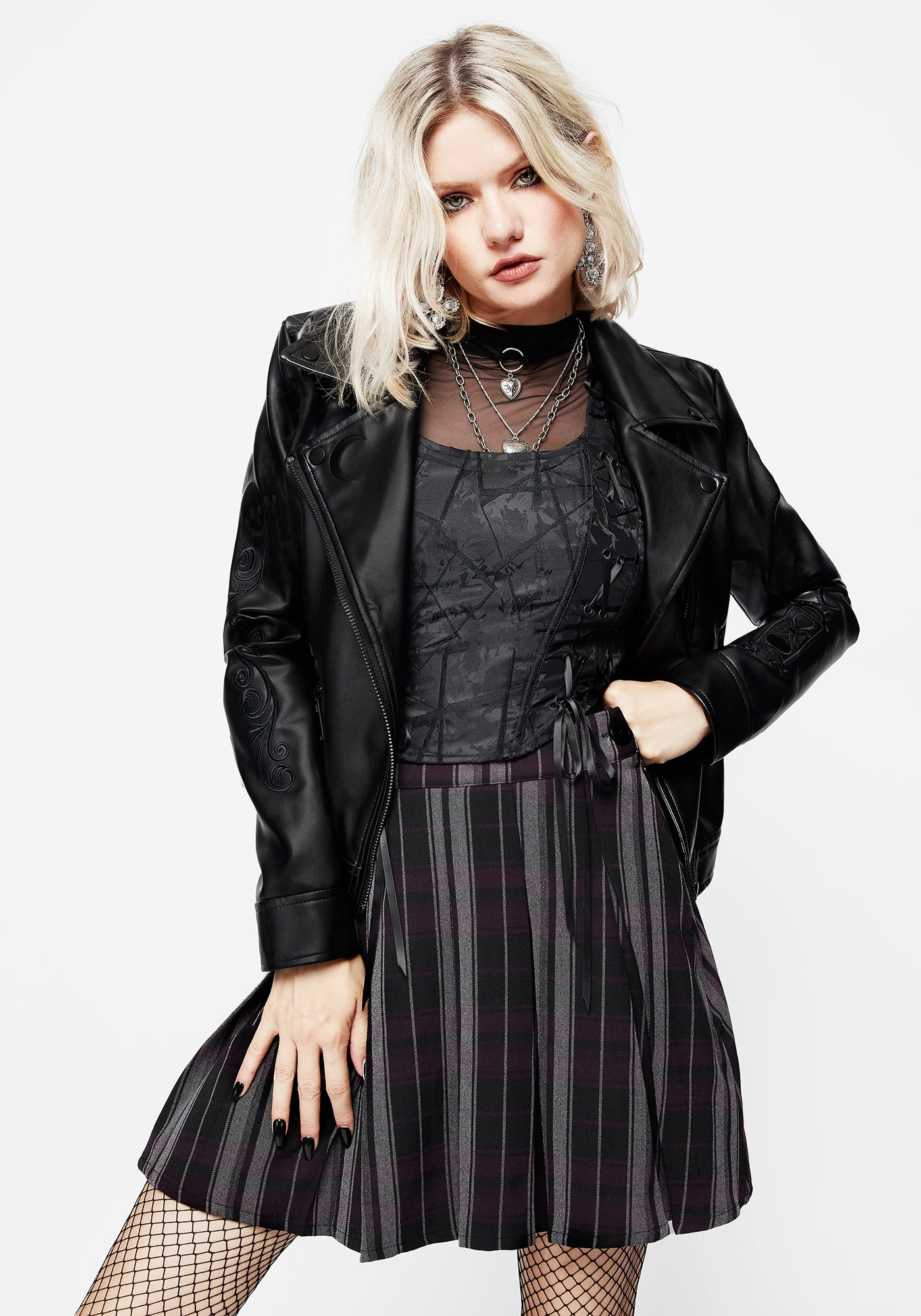 Chatelaine Lace Detail Corset Top | Disturbia - Shop Women's